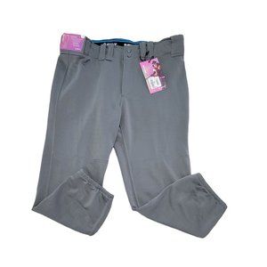 Rip-It Women's 4-Way Pro‎ Stretch Adira Softball Classic Pants Gray Size XL NWT